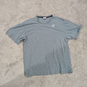 Gymshark Light Gray Men's Short‎ Sleeve Tee